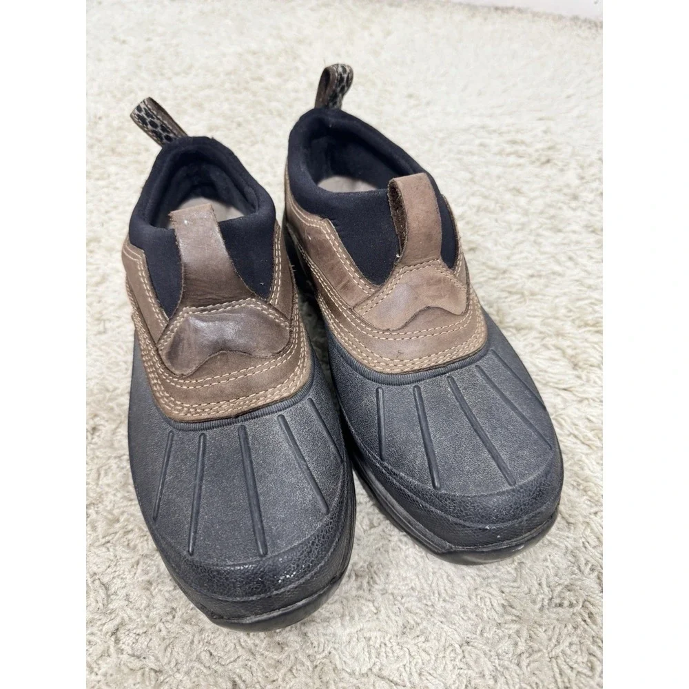 LL Bean Storm Chaser Ankle Duck Boots Slip On Women's 7.5 Medium‎ Outdoor Hiking